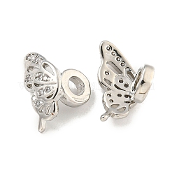 Brass Cubic Zirconia Beads&nbsp;KKB-L215-023P