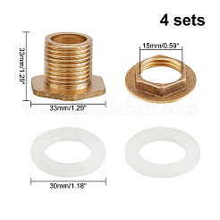 Brass Connector&nbsp;FIND-WH0065-34