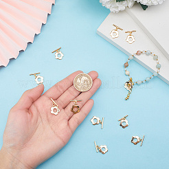 12 Sets Brass Toggle Clasps&nbsp;KK-GO0002-23