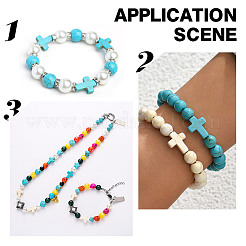 240pcs 4 Styles Synthetic Turquoise Beads&nbsp;TURQ-AR0001-42