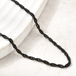 2MM Unisex 304 Stainless Steel Rope Chain Necklaces&nbsp;NJEW-P395-16EB