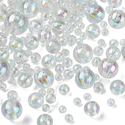 800Pcs 5 Sizes Eco-Friendly Transparent Acrylic Beads&nbsp;TACR-FS0001-21