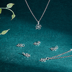 6Pcs 925 Sterling Silver Charms&nbsp;STER-PH0003-13