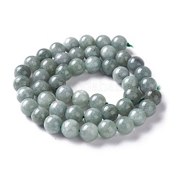 Natural White Jade Imitation Burmese Jade Beads Strands&nbsp;X-G-I299-F09-8mm