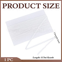 15 Yards Polyester Elastic Lace Trim&nbsp;OCOR-WH0082-150
