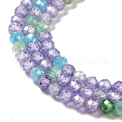 Cubic Zirconia Bead Strands&nbsp;ZIRC-C006-01B-02