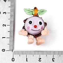 Handmade Lampwork Pendants&nbsp;LAMP-T025-07A