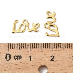 304 Stainless Steel Charms&nbsp;STAS-I350-06G