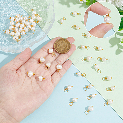 52Pcs Natural Freshwater Pearl Charms&nbsp;PALLOY-AB00105