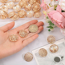 30Pcs 1-Hole Alloy Buttons&nbsp;BUTT-CA0001-33
