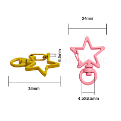 26Pcs 13 Colors Zinc Alloy Swivel Lobster Claw Clasps&nbsp;PALLOY-CJ0001-131