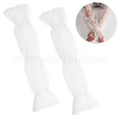 Polyester Detachable Long Mesh Sleeves&nbsp;AJEW-WH0270-354A