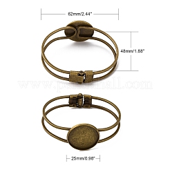 Brass Bangle Making&nbsp;MAK-Q011-73AB-25mm
