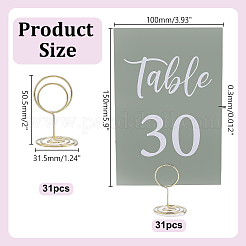 31Pcs Steel Place Card Holder&nbsp;OFST-HY0001-01