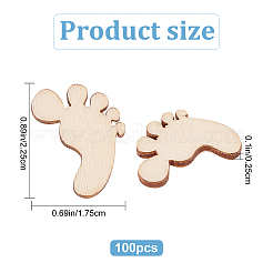 Unfinished Wood Sheet&nbsp;DIY-WH0034-82
