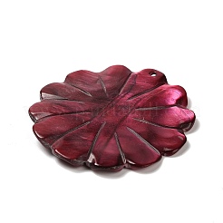 Dyed Natural Shell Carved Pendants&nbsp;BSHE-G040-01A