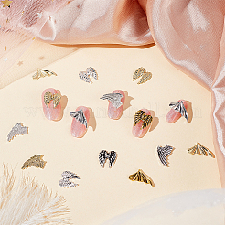 48Pcs 12 Styles Tibetan Style Alloy Cabochons&nbsp;MRMJ-OC0003-84