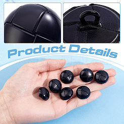 12Pcs Cowhide Shank Buttons&nbsp;BUTT-ME0001-41A