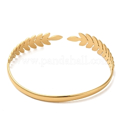 304 Stainless Steel Cuff Bangles&nbsp;LS-BJEW-Z022-01G