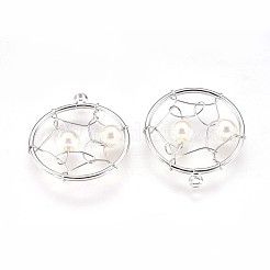 Brass Pendants&nbsp;KK-P153-08P-NF