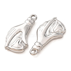 201 Stainless Steel Pendants&nbsp;SA-CBA0418-04P