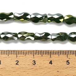 Electroplate Glass Beads Strands&nbsp;EGLA-P066-01A-AB02