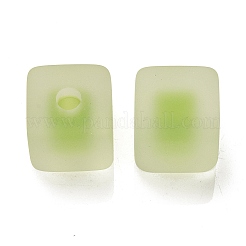 Frosted Acrylic European Beads&nbsp;OACR-G012-14G