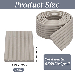 NBR Foam Anticollision Strip&nbsp;AJEW-GF0014-63A