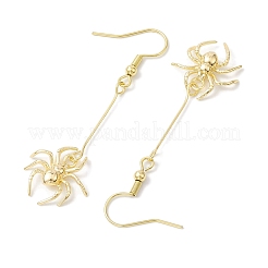 Halloween Spider Brass Dangle Earrings&nbsp;EJEW-JE05859