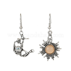 Alloy Resin Dangle Earrings&nbsp;EJEW-JE06370-03