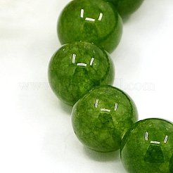 Natural White Jade Stretch Bracelets&nbsp;BJEW-A088-10mm-05