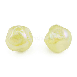 Electroplate Rainbow Iridescent Plating Acrylic Beads&nbsp;TACR-T025-002C