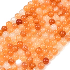 Natural Carnelian Beads Strands&nbsp;G-N0006-4mm-17