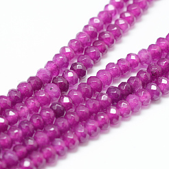 Natural White Jade Bead Strands&nbsp;G-R343-2x4-24