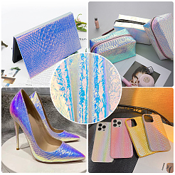 Laser PVC Leather Fabric&nbsp;FIND-WH0139-76B