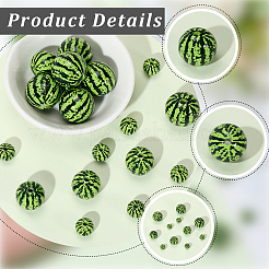 30Pcs 3 Styles Opaque Acrylic Beads&nbsp;MACR-PA0001-68