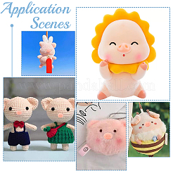 150Pcs 4 Style Plastic Doll Safety Noses&nbsp;DIY-GA0004-65