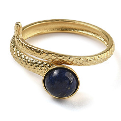 Natural Lapis Lazuli Finger Rings&nbsp;RJEW-U027-04G-03