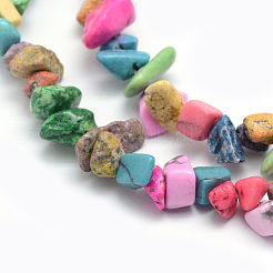 Synthetic Turquoise Beads Strands&nbsp;X-G-P332-24C