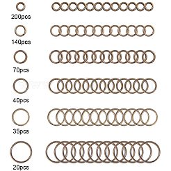Brass Split Rings and Brass Ring Assistant Tool&nbsp;KK-PH0034-52AB