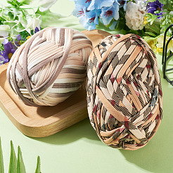 2 Skeins 2 Styles Polyester Cloth Yarn&nbsp;OCOR-TA0003-72