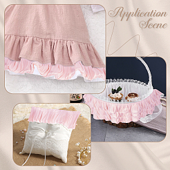 5M Double Layer Polyester Pleated Lace Ribbon&nbsp;OCOR-CY0001-41C