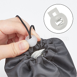 50Pcs PP Plastic Iron Spring Cord Locks&nbsp;KY-CN0002-36A