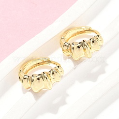 Brass Hoop Earrings&nbsp;EJEW-Z102-24G