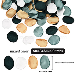 Polyester Artificial Rose Flower Petals&nbsp;AJEW-WH20067-107D