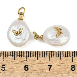 Natural Keshi Pearl Pendants&nbsp;STAS-Z136-01G