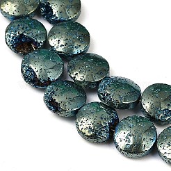 Electroplated Natural Lava Rock Beads Strands&nbsp;G-K388-01H