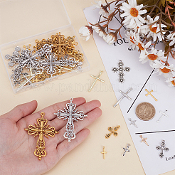 56pcs 14 styles Tibetan Style Alloy Pendants&nbsp;FIND-AR0005-31