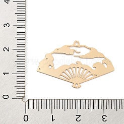 Long-Lasting Plated Brass Links Connector Charms&nbsp;KK-K336-42KCG