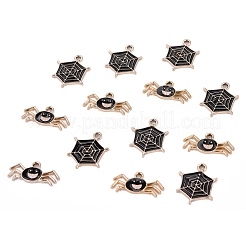 50Pcs 2 Styles Light Gold Plated Alloy Pendants&nbsp;ENAM-LS0001-28LG